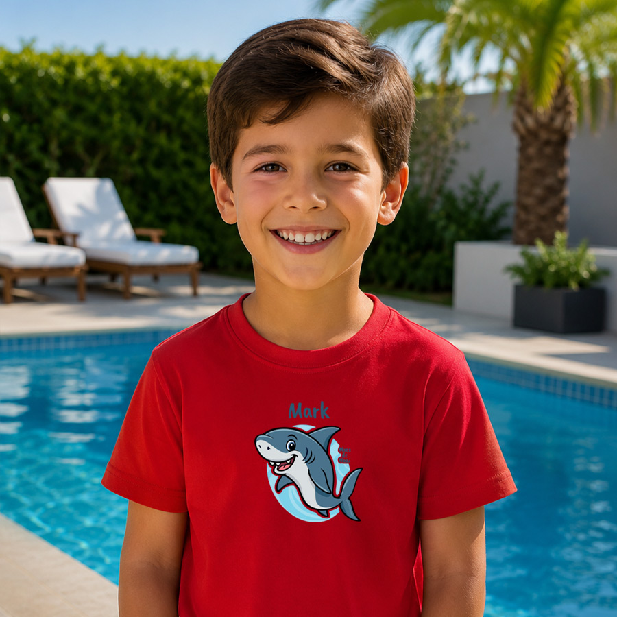 Moos de Haai- T-shirt met naam