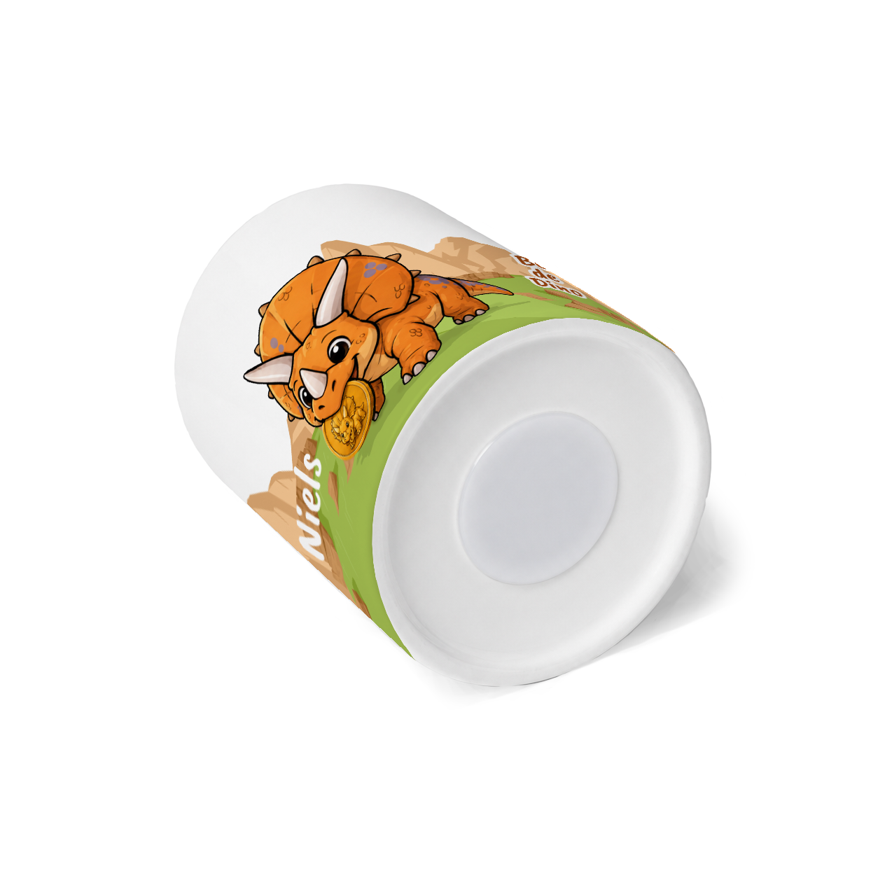 Spaarpot Bo de Dino met naam